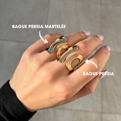 BAGUE PERSIA MARTELÉE